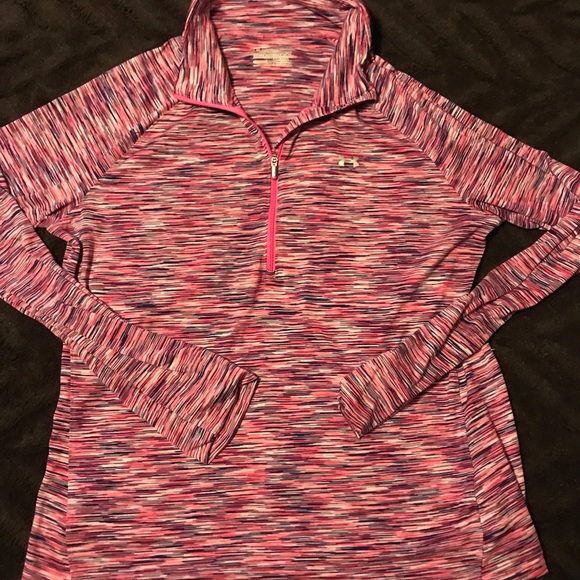 Under Armour semi-fitted dri-fit 1/4 zip sz XL - Picture 2 of 3